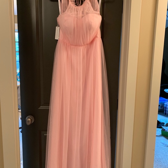 Tulle and chantilly pink dress. - Picture 3 of 3